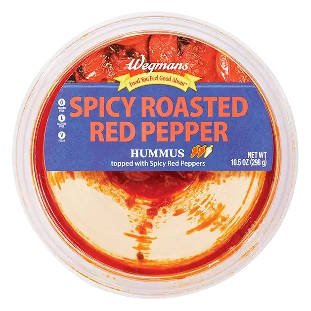 Spicy Roasted Red Pepper Hummus