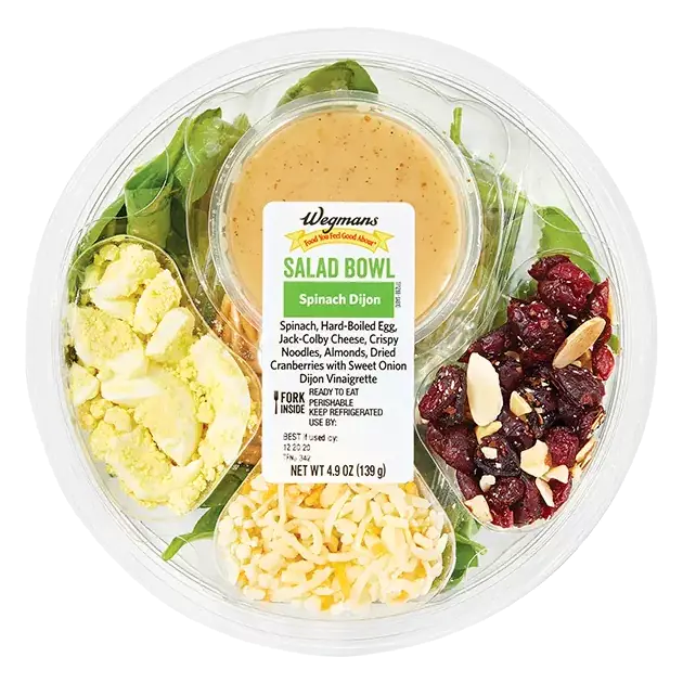 Spinach Dijon Salad Bowl