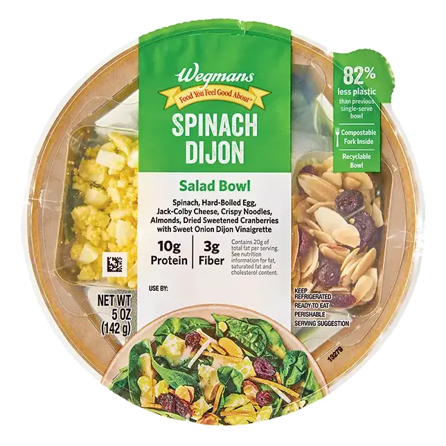 Spinach Dijon Salad Bowl