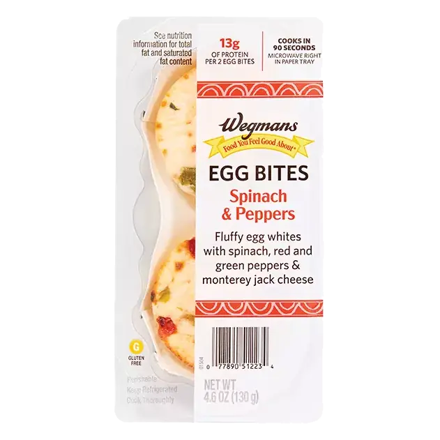 Spinach & Peppers Egg Bites