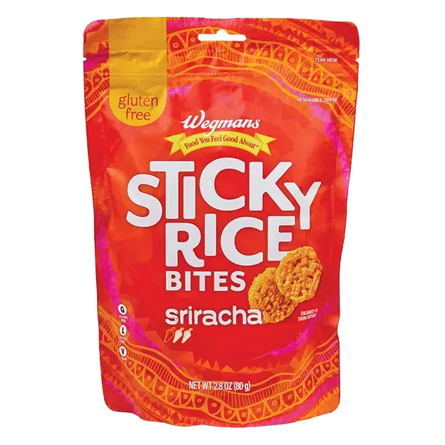 Sriracha Sticky Rice Bites
