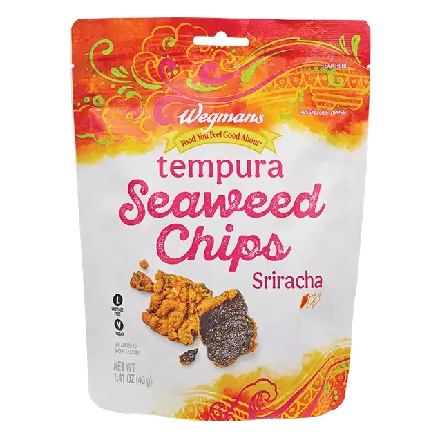 Sriracha Tempura Seaweed Chips