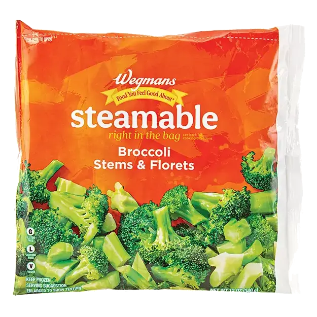 Steamable Broccoli Stems & Florets