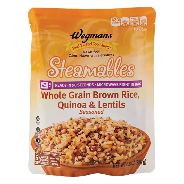 Steamables Whole Grain Brown Rice, Quinoa & Lentils