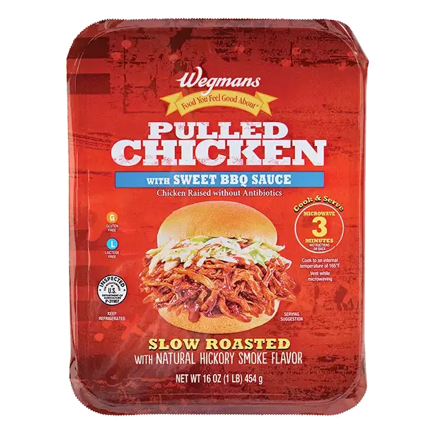 Sweet BBQ Slow Roasted Pulled Chicken, Raised without Antibiotics