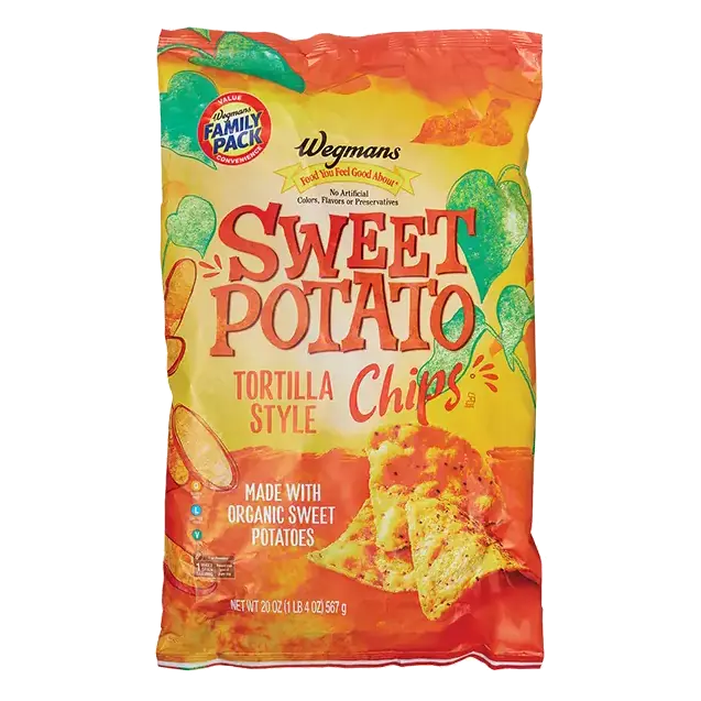 Sweet Potato Tortilla Style Chips, FAMILY PACK