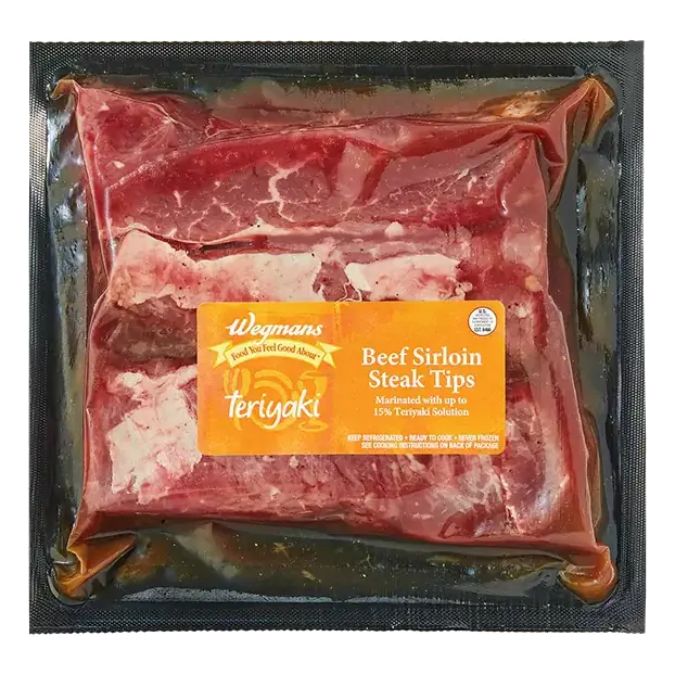 Teriyaki Beef Sirloin Steak Tips