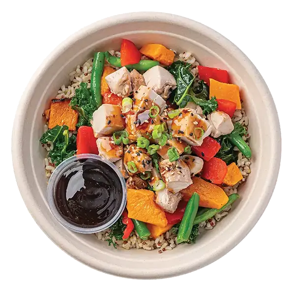 Teriyaki Chicken Bowl with Quinoa Brown Rice