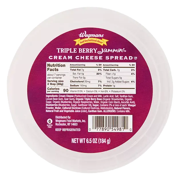 Triple Berry Jammin' Cream Cheese Spread