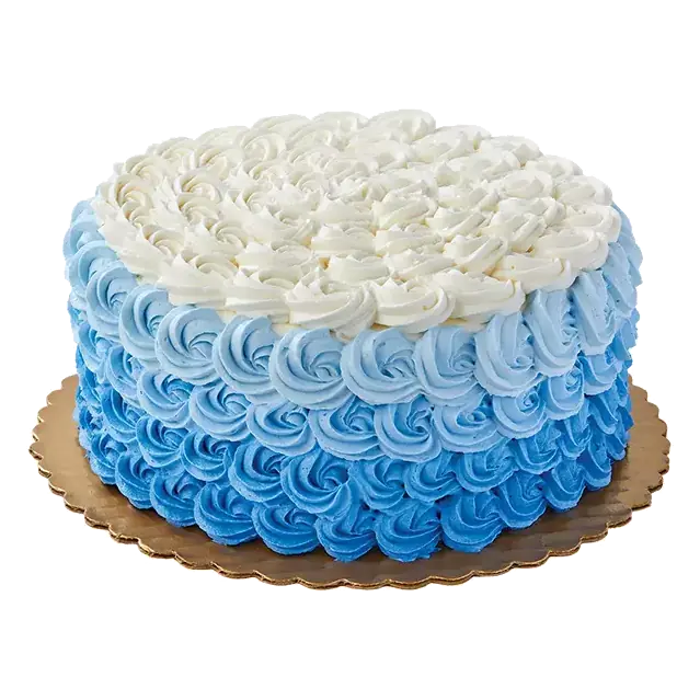 True Color Ombre White Cake