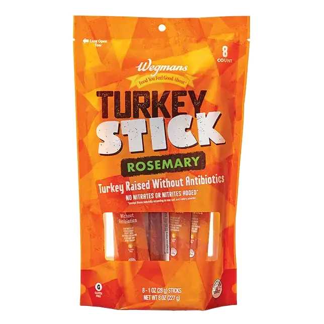 Turkey Jerky Sticks, Rosemary, 8 Count