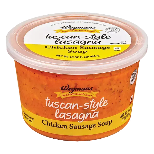 Tuscan-Style Lasagna Soup with Chicken Sausage