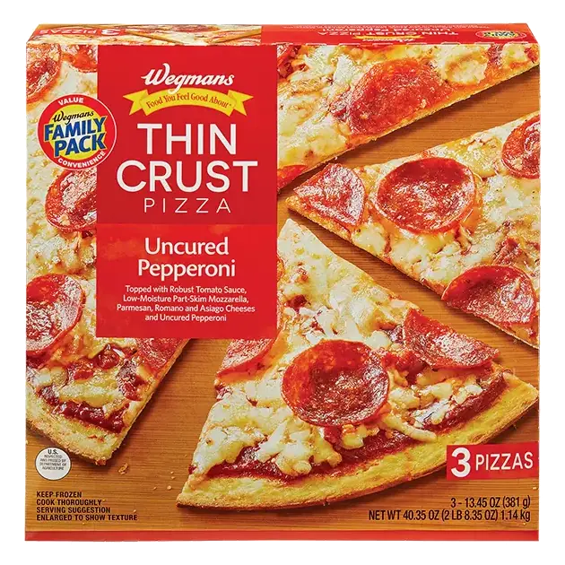 Uncured Pepperoni Topped with Robust Tomato Sauce
