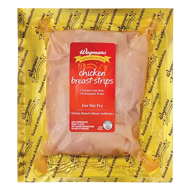 Unseasoned Chicken Breast Strips, Raised without Antibiotics