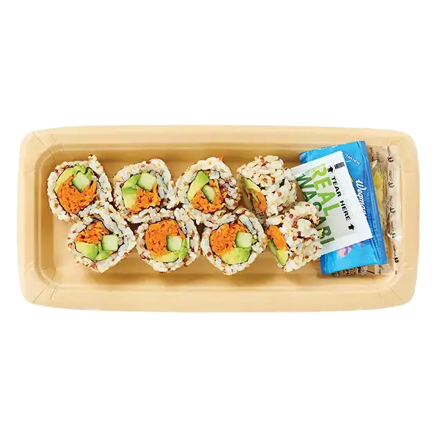 Vegetable Roll with Quinoa Brown Rice (Vegetable Sushi)