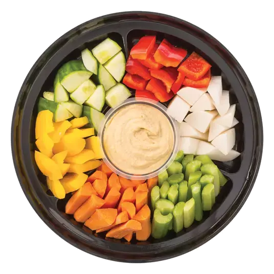 Veggie Stix Tray with Hummus