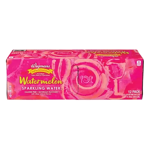 Watermelon Sparkling Water, 12 Pack Cans
