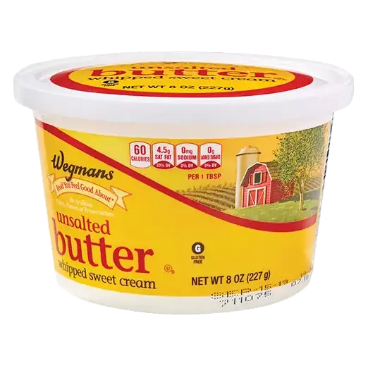 Whipped Unsalted Sweet Cream Butter Tub