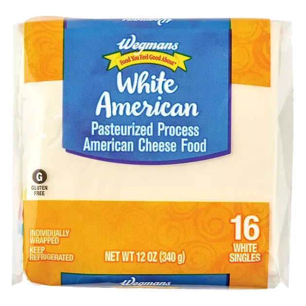 White American Cheese Food Singles