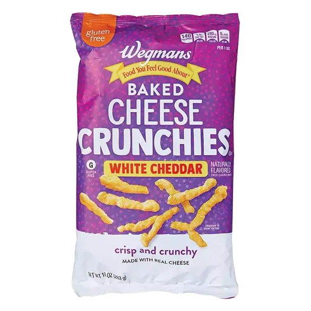 White Cheddar Baked Cheese Crunchies