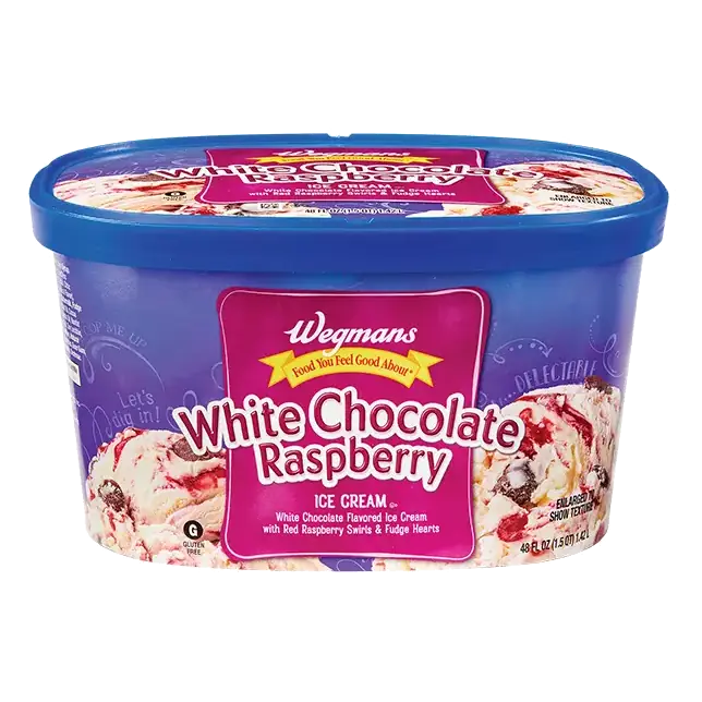 White Chocolate Raspberry Ice Cream
