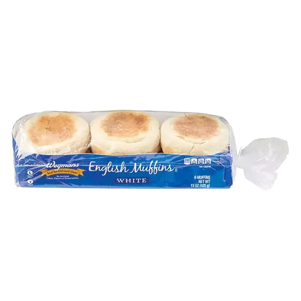 White English Muffins, 6 Count