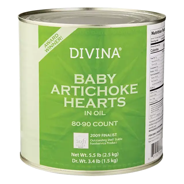 Whole Baby Artichoke Hearts in Oil, Canned