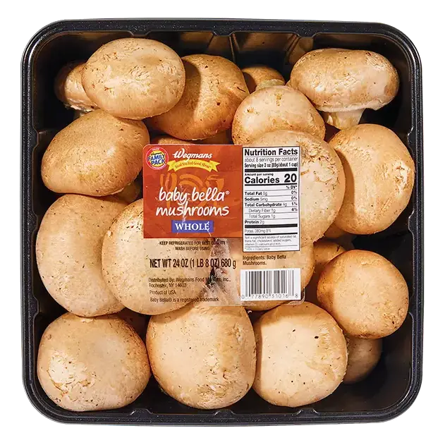 Whole Baby Bella Mushrooms, FAMILY PACK