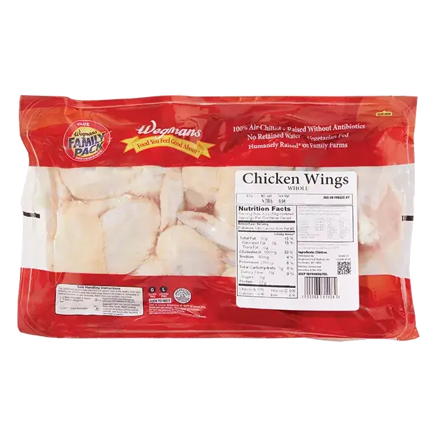 Whole Chicken Wings, FAMILY PACK, Raised without Antibiotics