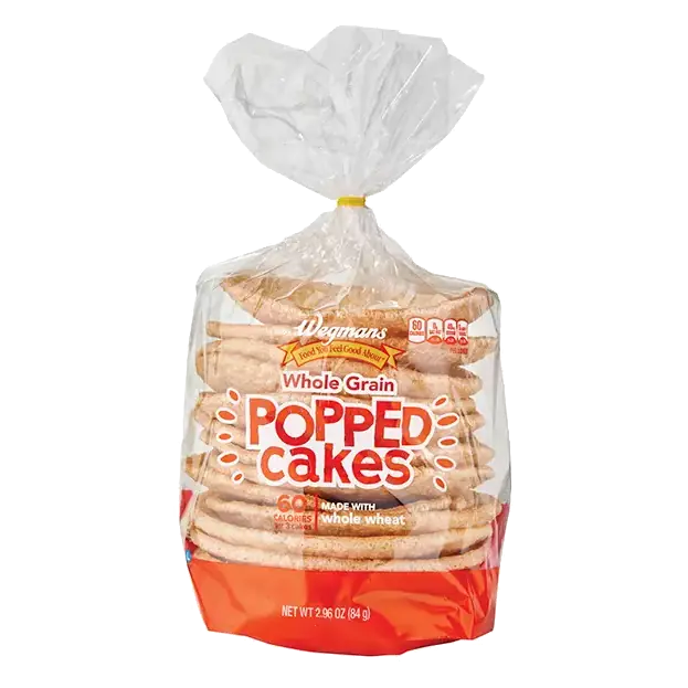 Whole Grain Popped Cakes Made with Whole Wheat