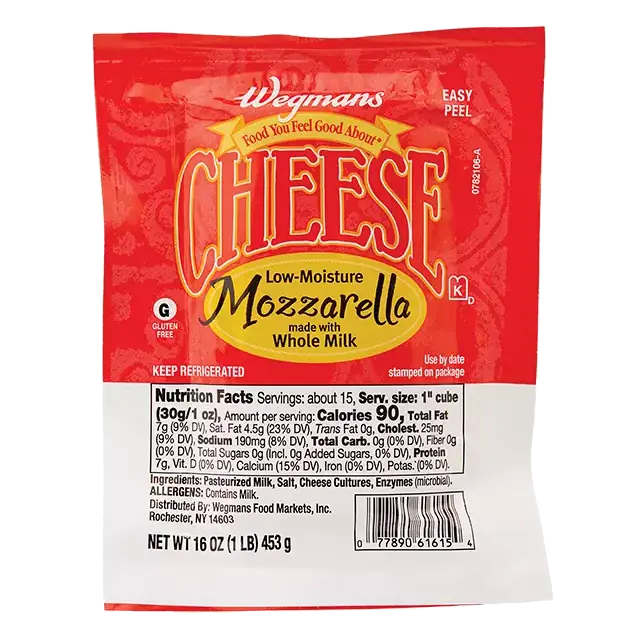 Whole Milk Mozzarella Cheese Chunk