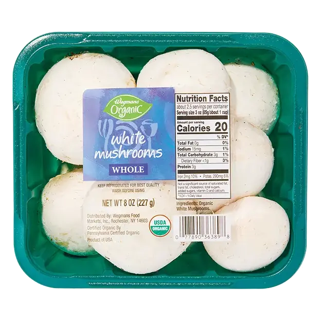 Whole White Mushrooms