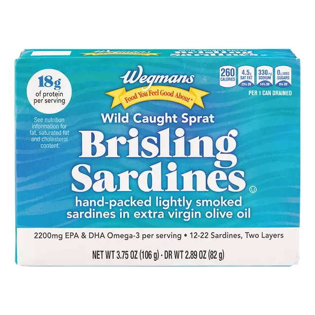 Wild Caught Sprat Brisling Sardines, Canned