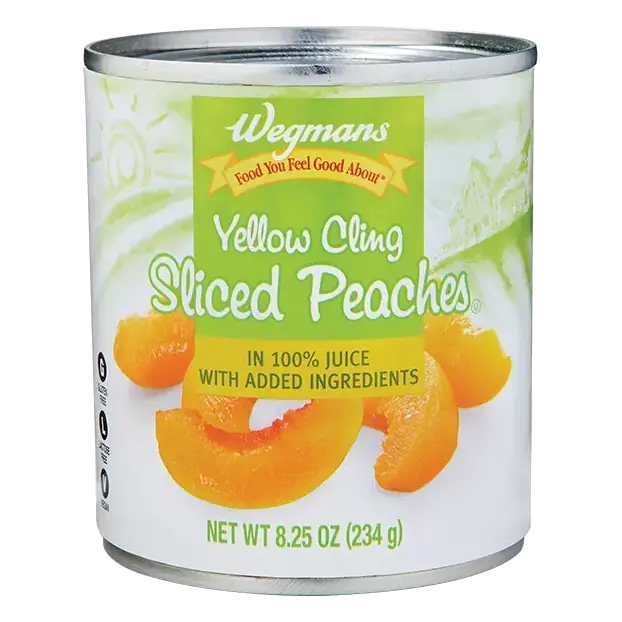 Yellow Cling Sliced Peaches in 100% Juice