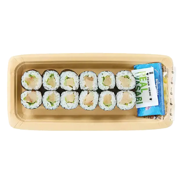 Yellowtail and Scallion Roll with White Rice (Raw)