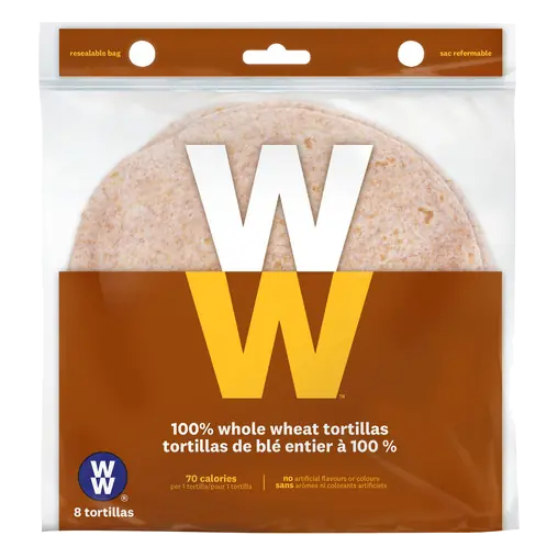 Tortillas 100% Whole Wheat 8-inch 248 g