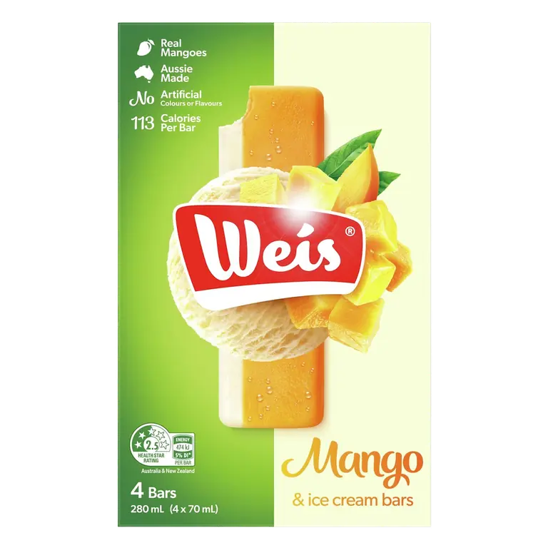 Ice Cream & Fruit Bar Mango