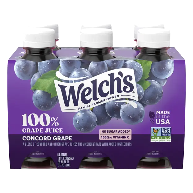 100% Grape Juice - 6 pk
