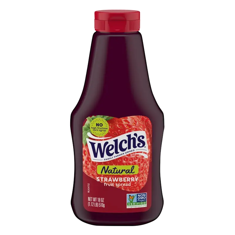 18 Oz Spread - Natural Squeeze Strawberry