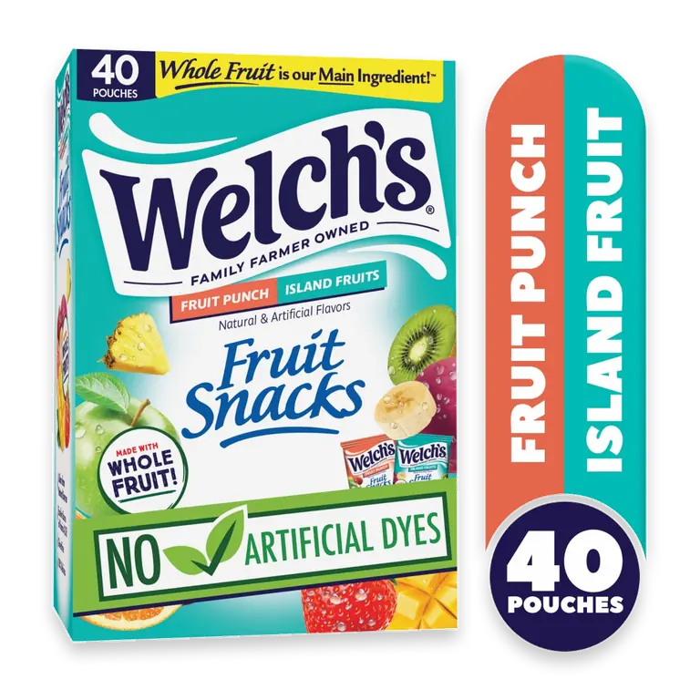 Fruit Snacks, Fruit Punch & Island Fruits