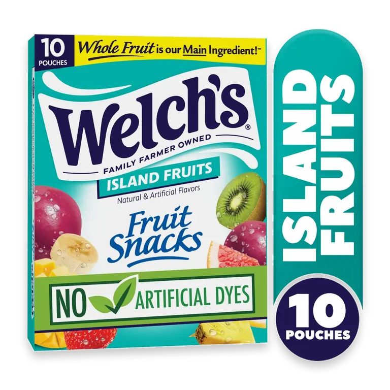 Island Fruits Fruit Snacks 0.8oz Pouches - 10ct Box