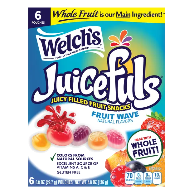 Juicefuls Fruit Wave Juicy Filled Fruit Snacks - 6 ct