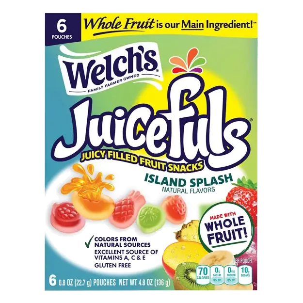 Juicefuls Gluten Free Island Splash Fruit Snacks