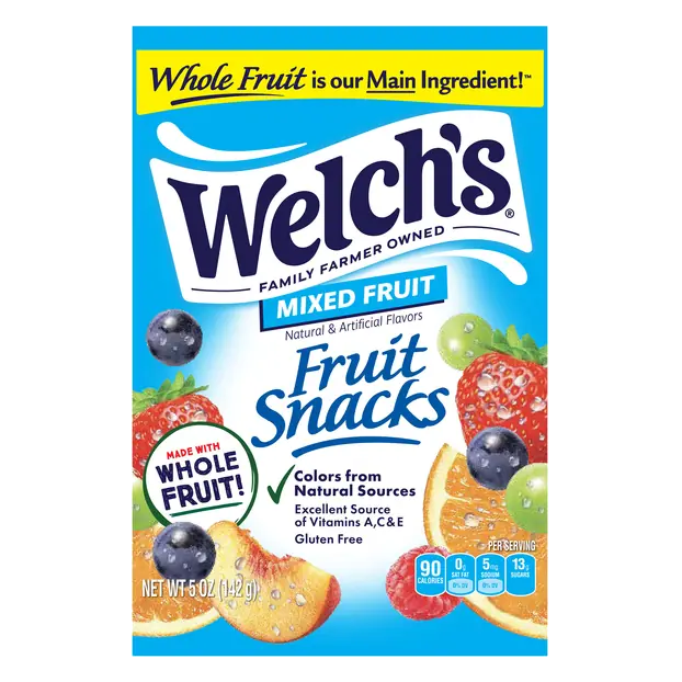 Mixed Fruit Flavored Fruit Snacks