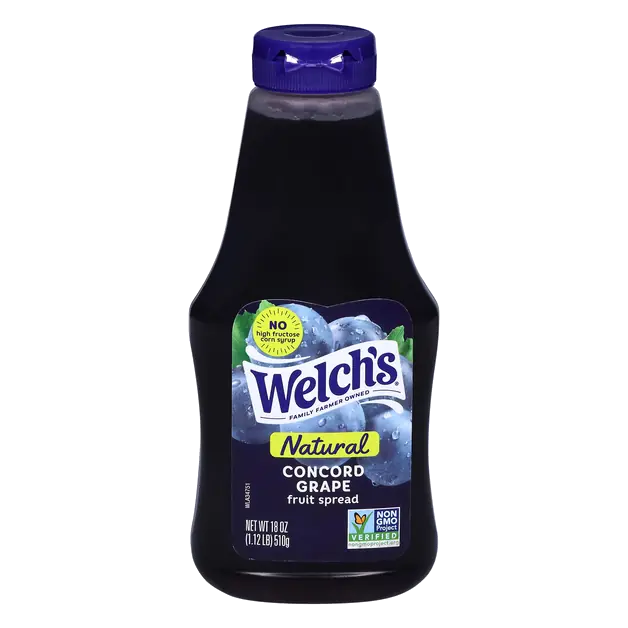 Natural Concord Grape Fruit Spread Squeeze