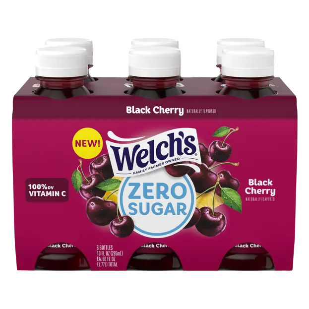 Zero Sugar Black Cherry Juice Drink - 6 pk