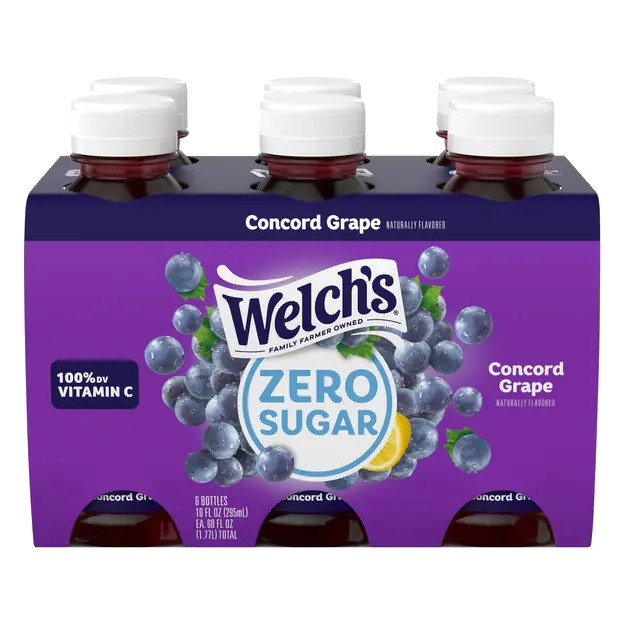 Zero Sugar Concord Grape Drink - 6 pk