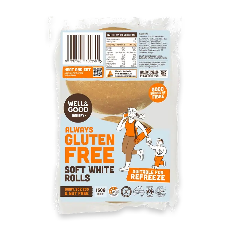 Gluten Free Soft White Rolls