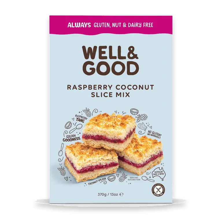 Raspberry Coconut Slice Mix