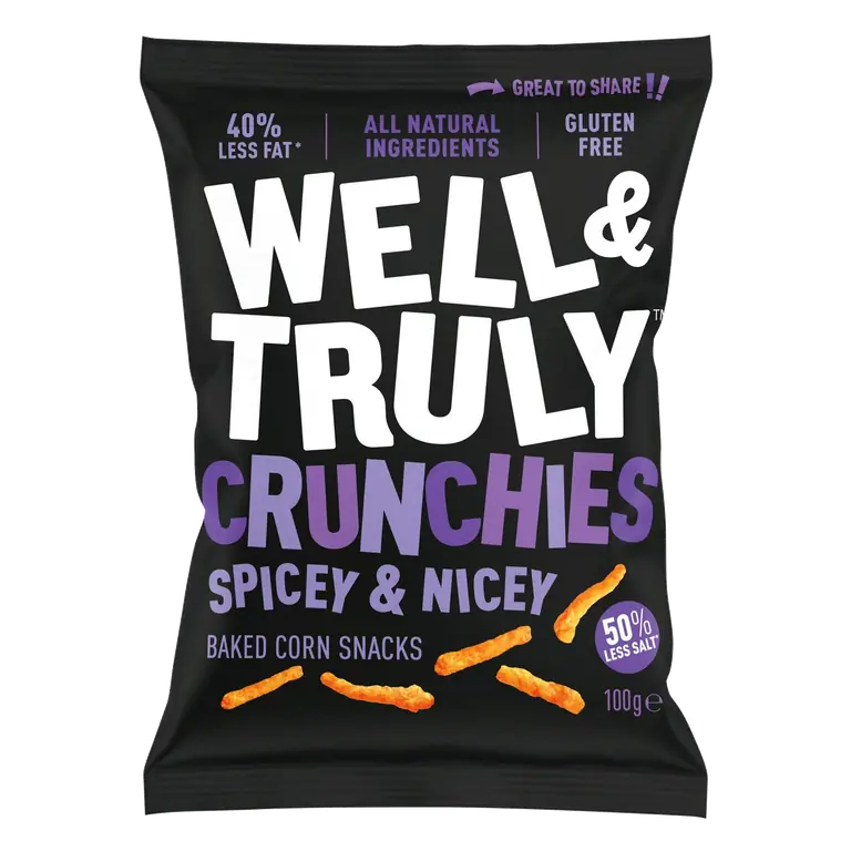 Crunchies Spicey & Nicey Baked Corn Snacks 100g